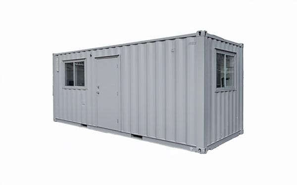 shipping container offices can include amenities such as heating and cooling systems, electrical wiring, insulation, and plumbing